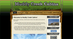 Desktop Screenshot of muddycreekcabins.com